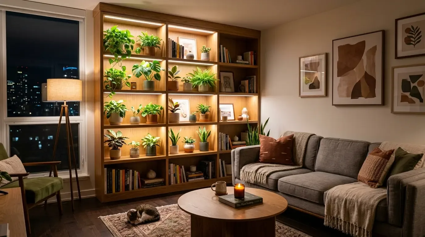 Taming the Purple Alien Glow: Managing Grow Lights in a Living Space
