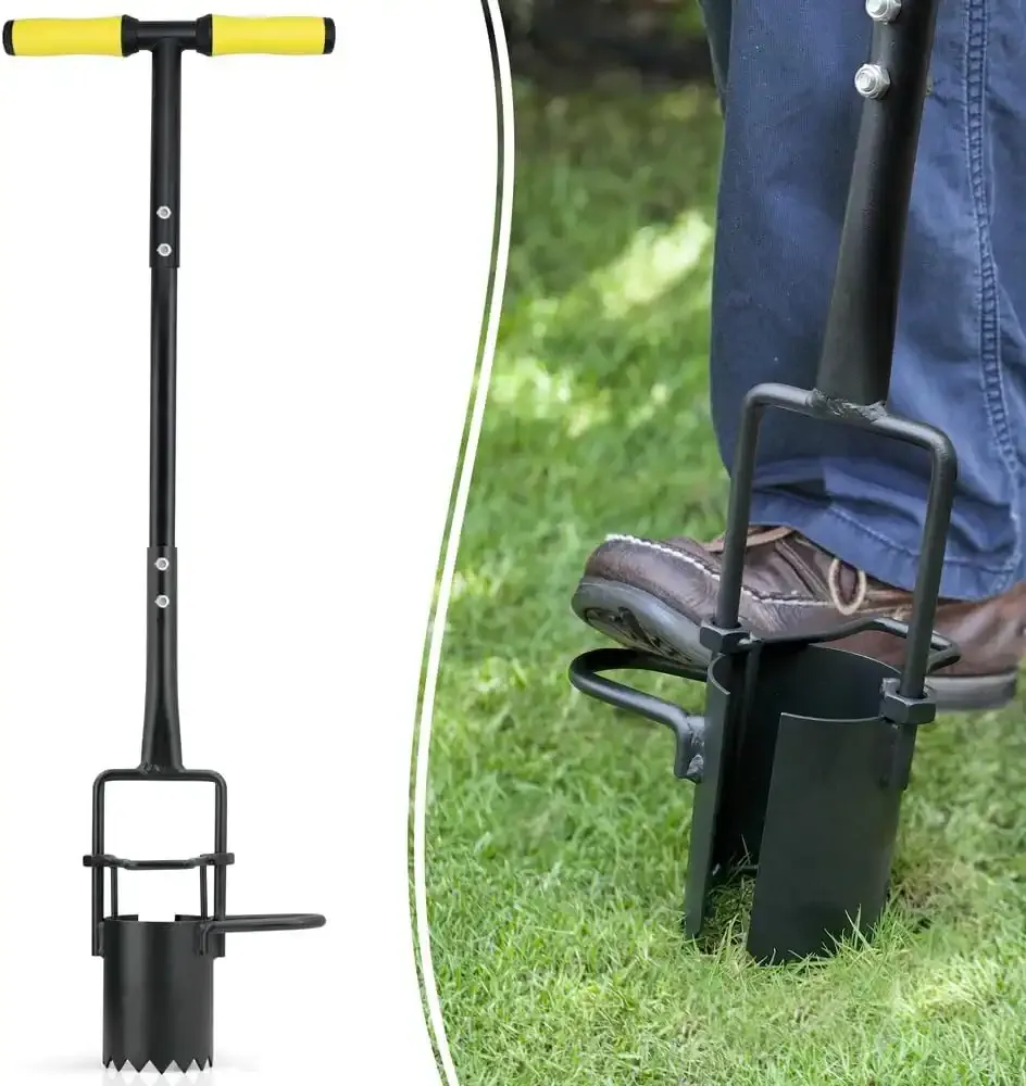 Heavy-Duty Long-Handled Bulb Planter