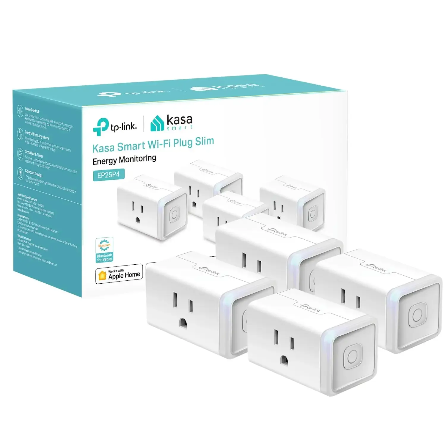 Kasa Smart Plug Mini (4-Pack)