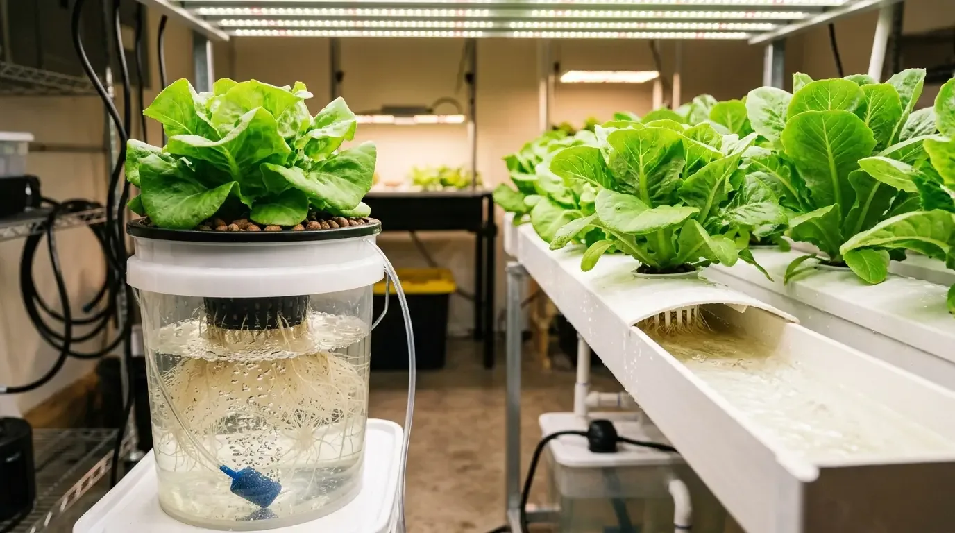 Nutrient Film Technique vs. Deep Water Culture: Which Should You Build?