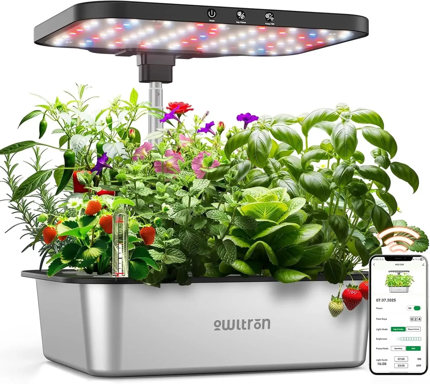 owltron Smart Hydroponics Growing System Kit