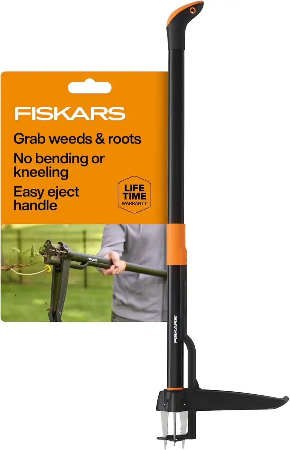 Fiskars 39-Inch Stand-Up Weed Puller Tool