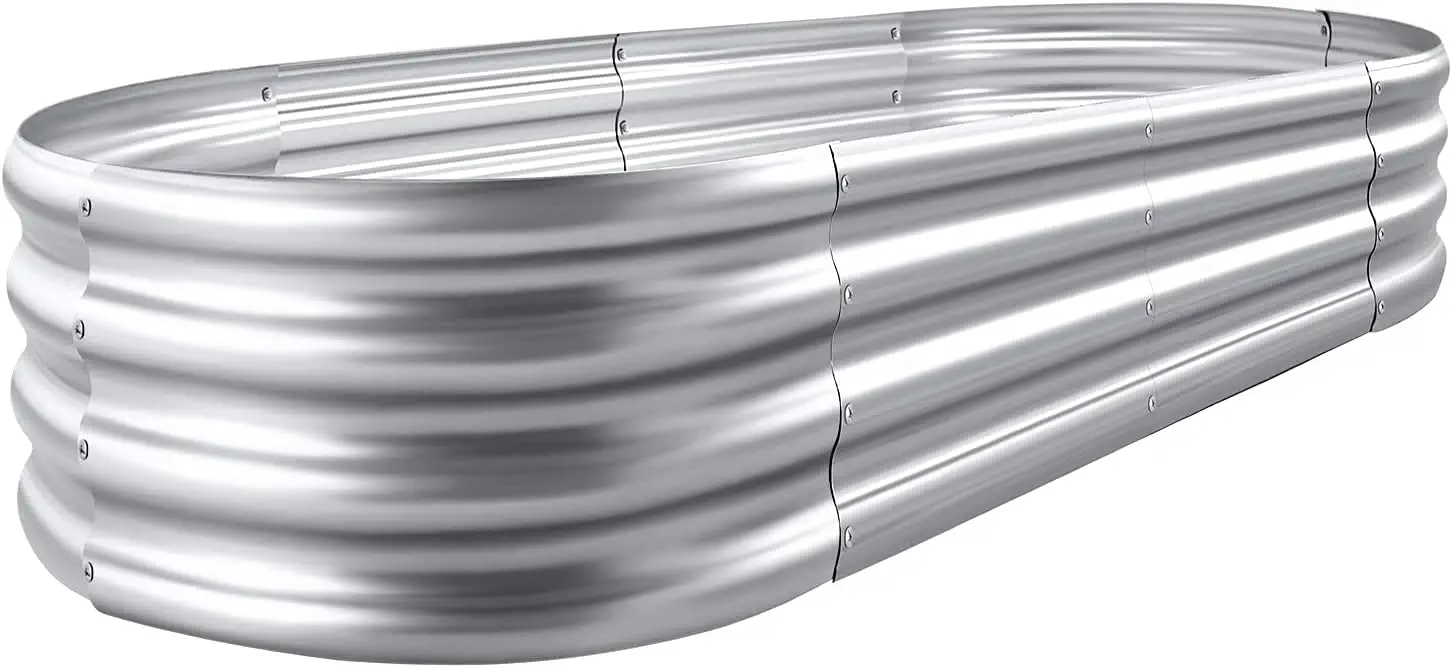 Galvanized Raised Garden Bed Kit and Planter