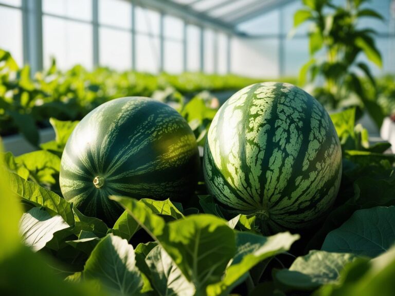 Watermelons Growing