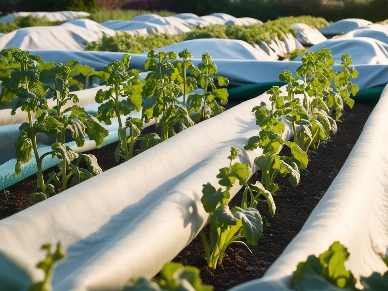 Row Covers and Frost Cloths in the Garden